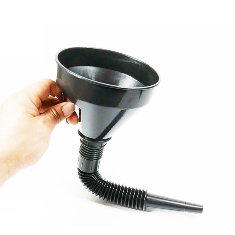 2-In-1 Refueling Funnel With Strainer Can Spout For Oil Water Fuel Petrol Diesel