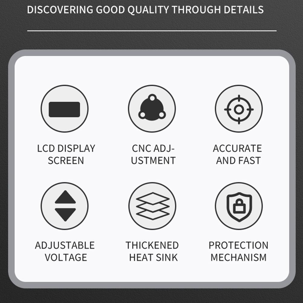 Модуль питания DC-DC повышающе-понижающего преобразователя CC CV 0.5-30В ЖК-дисплей Регулируемый регулятор напряжения DIY Модуль зарядки солнечной батареи