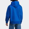 Adidas Originals Trefoil Plain Logo Embroidery Hoodie Men Hoodie Fluorescent-Blue IC4997