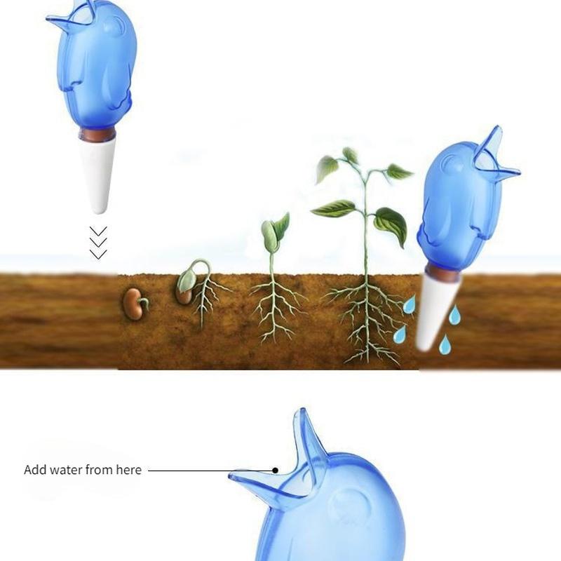 1 шт., автоматический поливочный инструмент для полива, милые птицы, устройство для полива в помещении, капельница, полив растений, цветов для домашнего путешествия