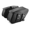 ZSADZS Motorcycle Leather Saddlebags, Waterproof Luggage Bag for Honda Shadow, Yamaha Vstar, and Vulcan 2006