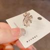 Gold Color Wheat Ear Leaf Rings Silver Color Zircon Rings New Leaves Ring  Party Rings