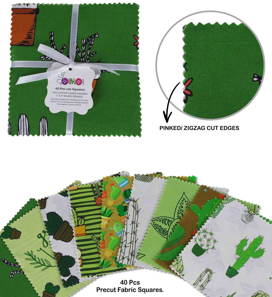 Предварительно вырезанная 5-дюймовая хлопчатобумажная ткань с принтом, квадраты для квилтинга, очаровательный набор, сделай сам, лоскутное шитье, ремесло-