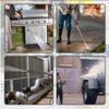7pcs High Pressure Washer Gun 4000psi M22 Fitting Power Spray Gun With Extension Replacement Wand Lance 5 Nozzles Tips For Home Car Washing