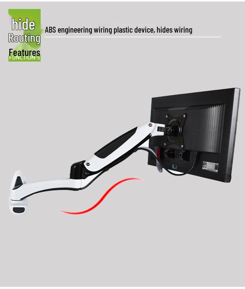 Кронштейн настенный на газлифте Gibbon 27" GM112W для мониторов