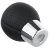 Mitsubishi Lancer VIII 2007- 5-SPEED BLACK PERFORATED ECO LEATHER gear shift knob