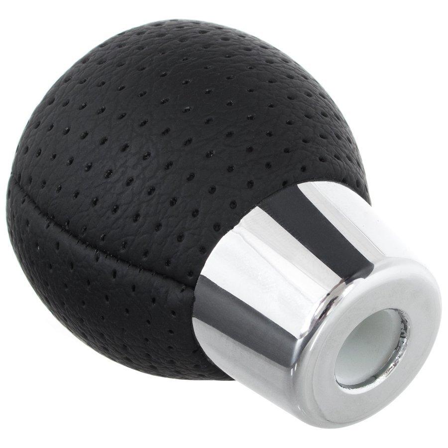 Mitsubishi Lancer VIII 2007- 5-SPEED BLACK PERFORATED ECO LEATHER gear shift knob