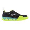 Tennis Shoes Wave Enforce TOUR AC All Court Club Activities Lightweight Game Court Soft Tennis Hardball Tennis Black X White X Yellow Cm 2E [Mizuno]