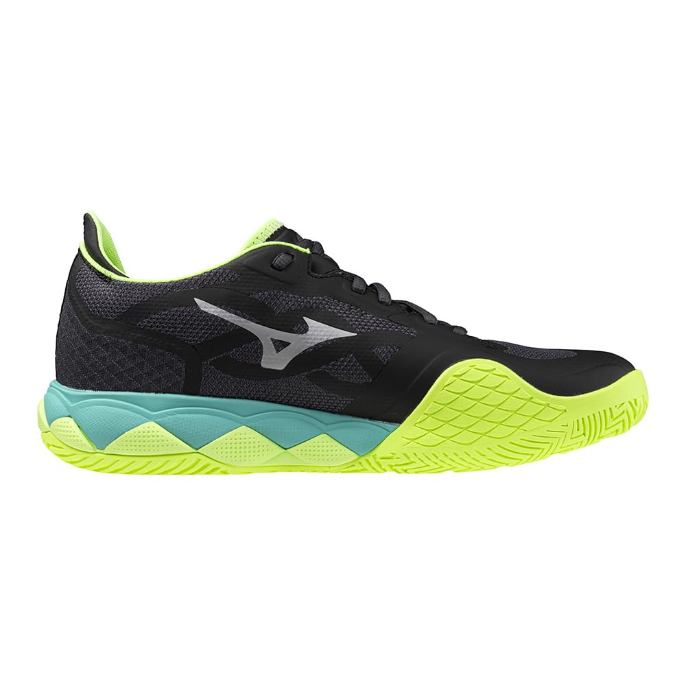 Tennis Shoes Wave Enforce TOUR AC All Court Club Activities Lightweight Game Court Soft Tennis Hardball Tennis Black X White X Yellow Cm 2E [Mizuno]