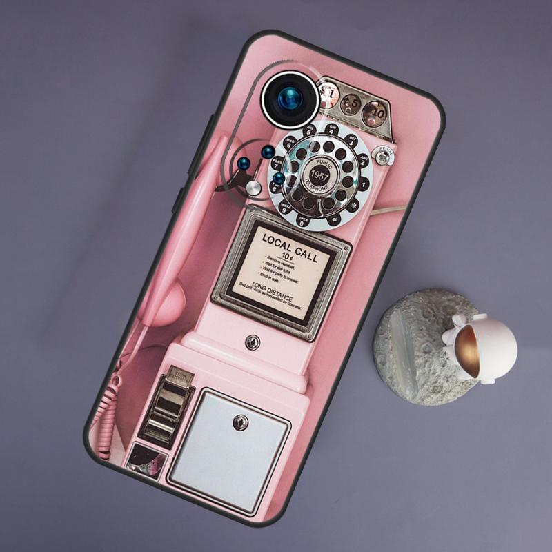 Ретро Телефон Дисковый Набор Для Huawei Honor Magic 5 Lite 70 50 X8 X9 a P20 P30 P40 P50 P60 Pro P Smart Nova 9 5T Чехол
