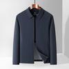 Повседневная куртка Тонкая мужская куртка Деловой костюм папочки Роскошная мода Высококлассный Легкий Весенне-осенний топ Лацканы Однотонный