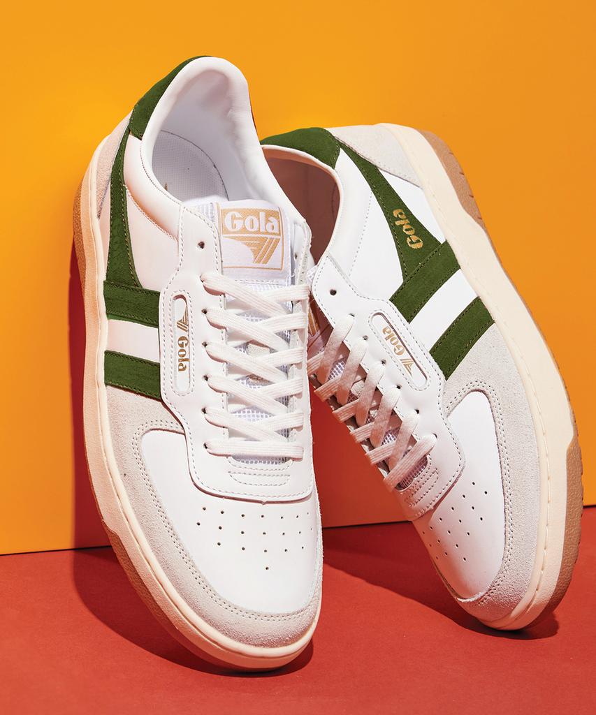 Gola Classics Hawk Белый Темно-зеленый Cmb336Xn