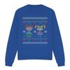 Rugrats Unisex Adult Merry Ugly Chucky & Angelica Christmas Jumper Sweatshirt