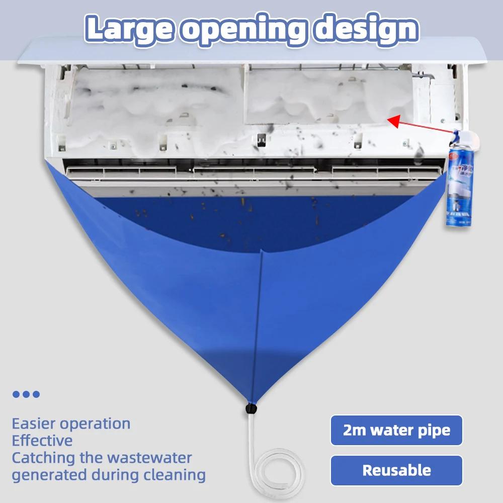 Набор для чистки кондиционера, крышка для очистки воды, полный набор с водопроводной трубой, водонепроницаемый очиститель кондиционера, инструменты для кондиционера