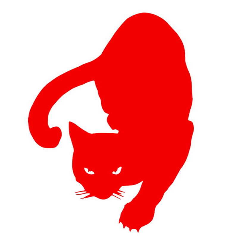 Автомобильные наклейки Персонализированные наклейки Наклейки с черным котом Водонепроницаемые и солнцезащитные чехлы Царапины ПВХ