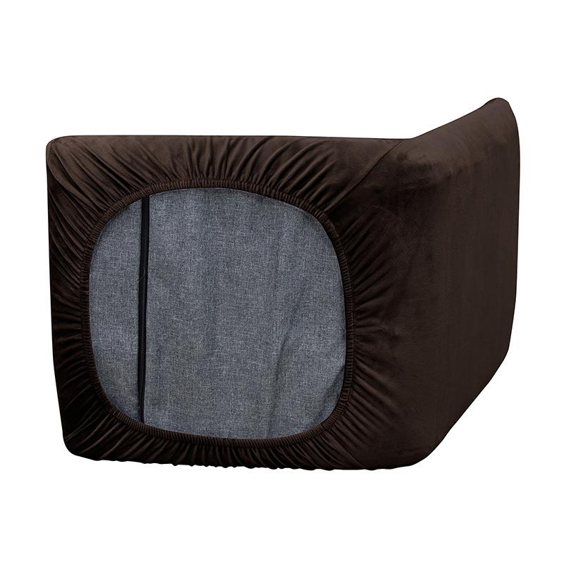 Silver Fox Velvet Elastic Tatami Chair Cover Stain Resistant Cat Proof Floor Protector Detachable For Home Hotel Use
