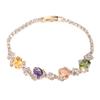 Colorful Women Crystal Hand Bracelet Wristband Friendship Bracelet Vintage Zircon Bracelet  Gifts