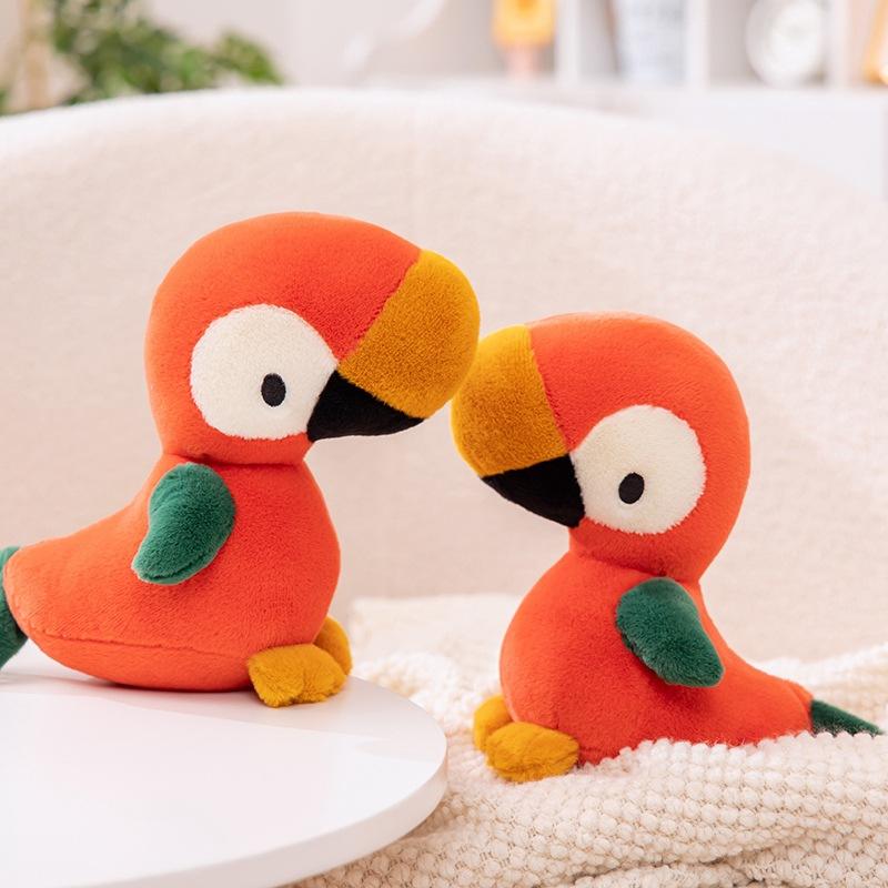 Cute and Cute Toucan Doll Bird Plush Toy Doll Rag Doll Children's Pillow Living Room Ornament Decoration