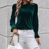2024 Autumn/Winter Women's Velvet Long-Sleeve Top