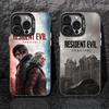 Новый чехол для телефона Resident Evil Requiem черный IMD Цветной Серебристый Подходящий чехол для iPhone 17 16 e 15 14 13 12 11 Pro Max