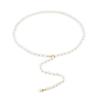 Pearl Waist Chain White Bohemian Belt Elegant Dress Shirt Decoration  Women