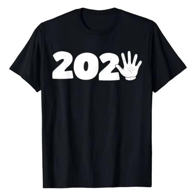 С Новым годом 2025, футболка с 3D-принтом, повседневная модная футболка с уникальным узором, веселый рождественский фестиваль, модная популярная футболка