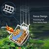 Transparent Aquarium Fish Tank Feeder Tube with Suction Cup Feeder Bowl Fish Tank Food Dispenser