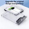 Внешний корпус для HDD 2,5 дюйма из высокопрочных ПК-материалов, простая установка, высокая скорость передачи данных
