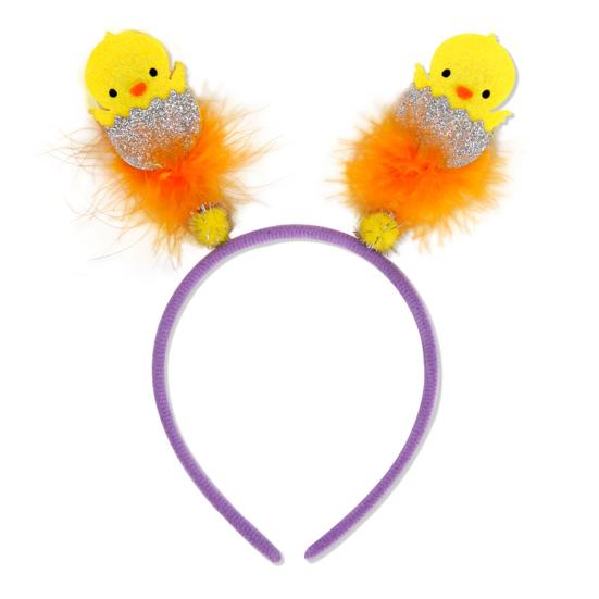 Повязки на голову с заячьими ушками/милый дизайн цыпленка, очаровательные пасхальные украшения для вечеринки, повязка на голову, аксессуары для волос