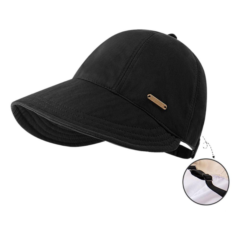 Adjustable Fisherman Hat UV Protection Sunscreen Cap Fashion Bucket Panama Cap Women