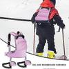 Kids Ski Harness - Adjustable Ski Training Harness Shock Absorbing Leashes, for Children 3-12 Years Old Beginners Outdoor SportsPink-Good