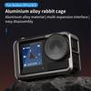 Алюминиевая рамка-кейс для DJI Action 5 Pro/4/3 Металлический защитный прочный кейс с креплением «холодный башмак» Аксессуары для рамки-кейса камеры