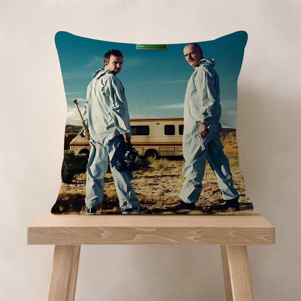 TV Series HD Breaking Bad 4545cm Cushion Cover Pillow Cover Decor Pillowcase Home Pillowcase For Couch Pillow