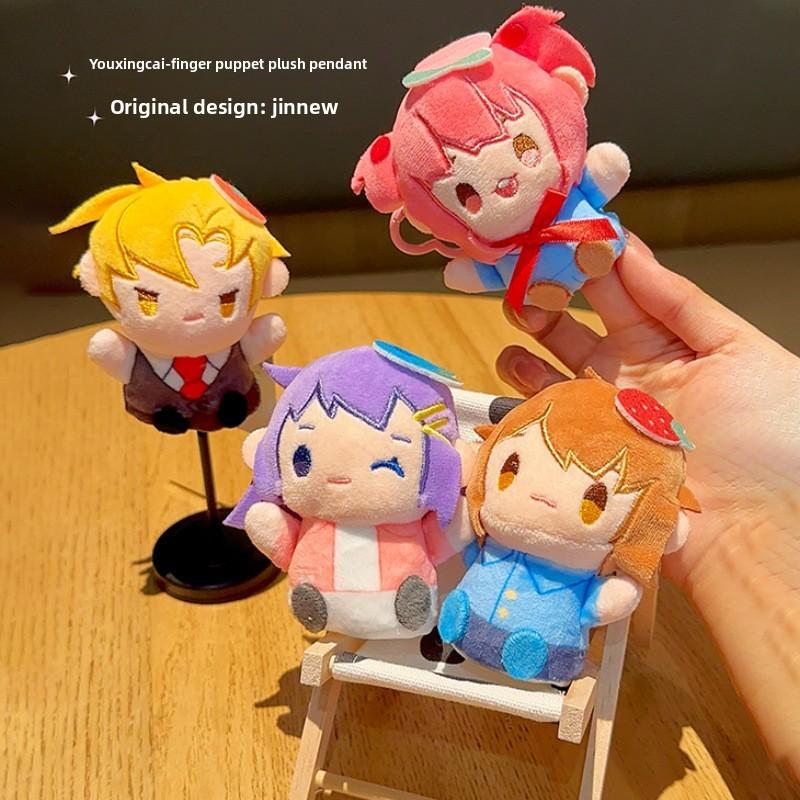Плюшевый брелок с мультяшными персонажами, подвеска-мягкая кукла, украшение для рюкзака, подарок