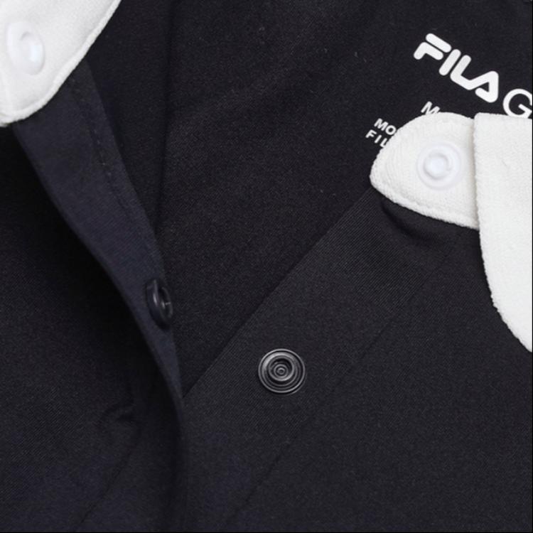 Fila Поло с длинным рукавом серии Golf, защита от ультрафиолета, удобное, прочное, женский топ, легендарный синий A11W445220F-NV