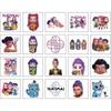 Рождественские K-pop Демоноборцы Тату-наклейки Смешные Аниме Игра Мультфильм Боди-арт Временные Поддельные Татуировки DIY Игрушка Награда Подарок на Вечеринку