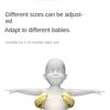 LazyChild Детская стоячая ванна Красная Утка Ванная Столик Детский Стоячий Душ Hands-Free Нескользящий Защита Позвоночника Регулируемый