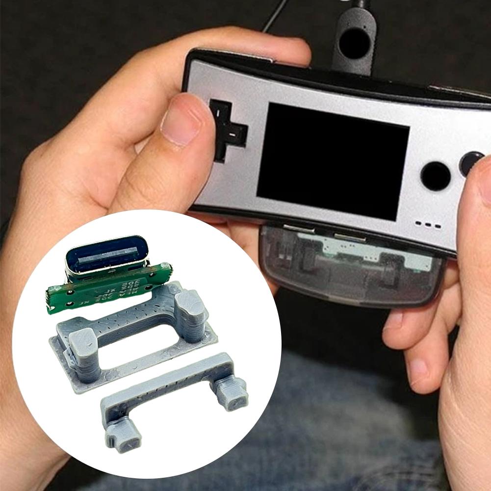 Для игровых консолей 3DS/3DSXL/NEW3DS/NEW3DSXL Замените порт зарядки на гнездо для зарядки USB Type-C