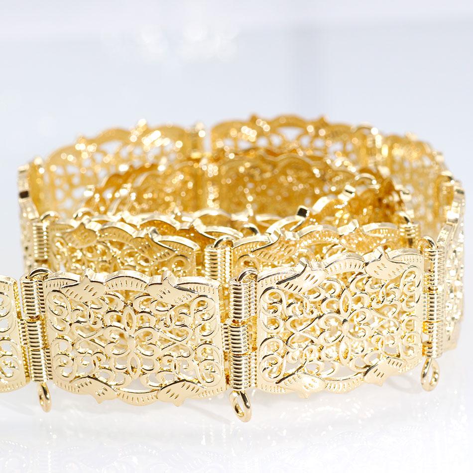 Gold Belt Bridal Wedding Jewelry Ladies Body Chain Full Crystal Jewelry