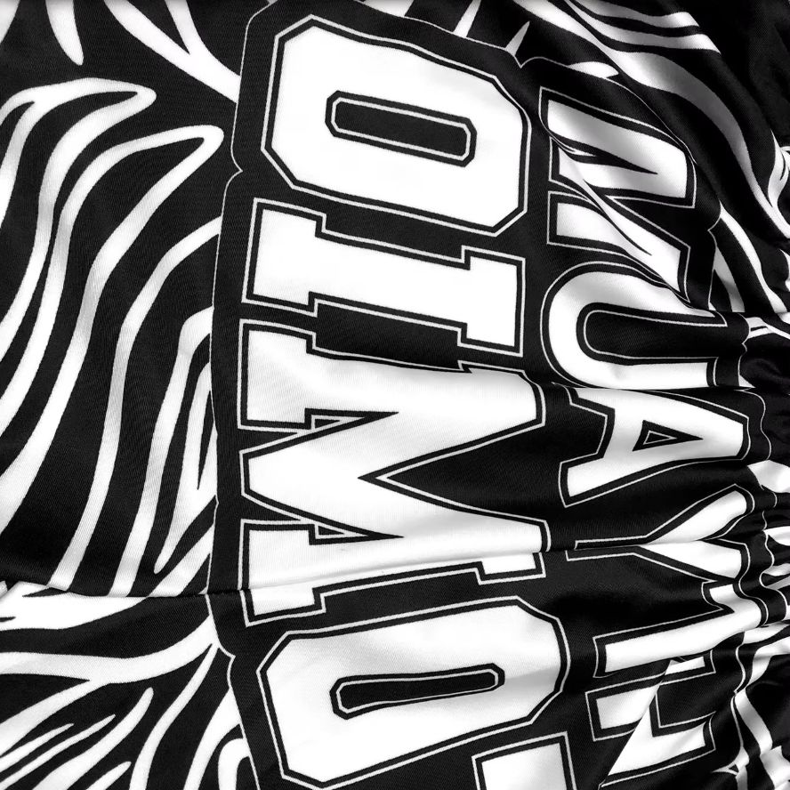 Muay Thai Kickboxing Boxing MMA UFC Zebra Black White Casual Shorts Gym Sport Unisex Men Women Workout Quick Dry Print Elastic High Waist Training