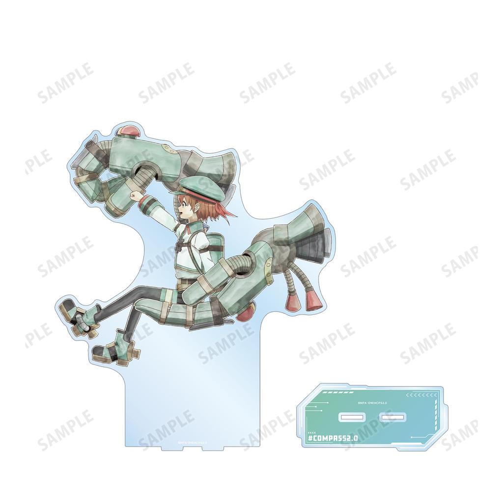 Compass Combat Providence Analysis System Original Illustration Tesla Walking Extra Large Acrylic Stand 2.0 Ver.