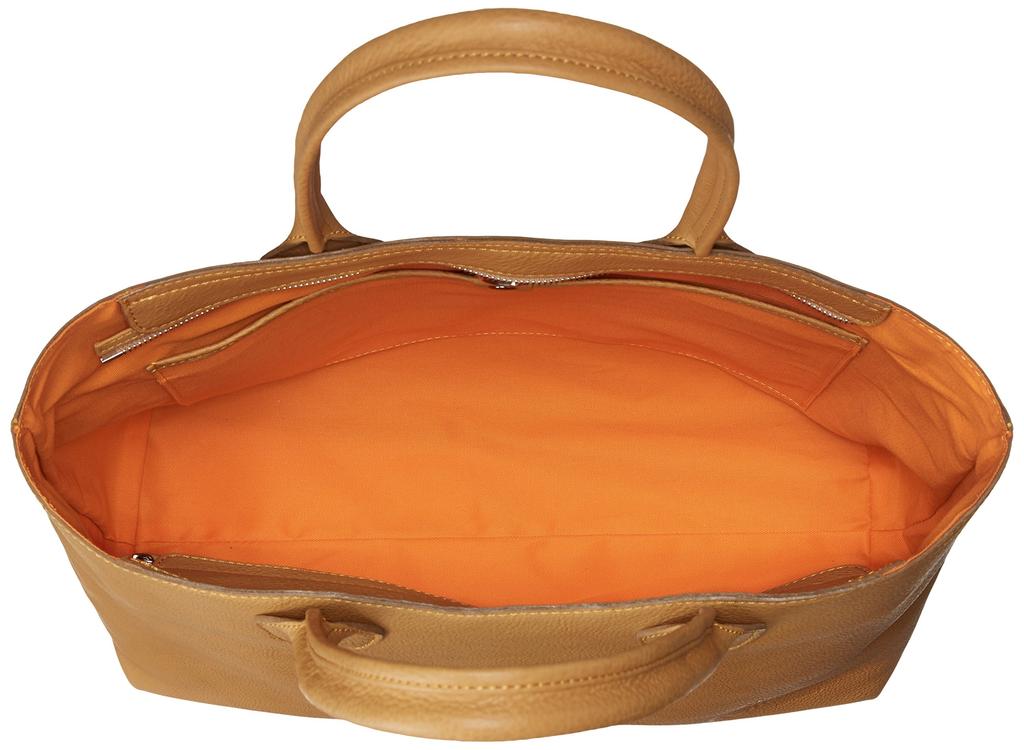 Скетчбук формата B4, сумка-тоут, стежок 61421 [Kitamura] Y-0681, мужская, верблюжий/оранжевый [коричневый]