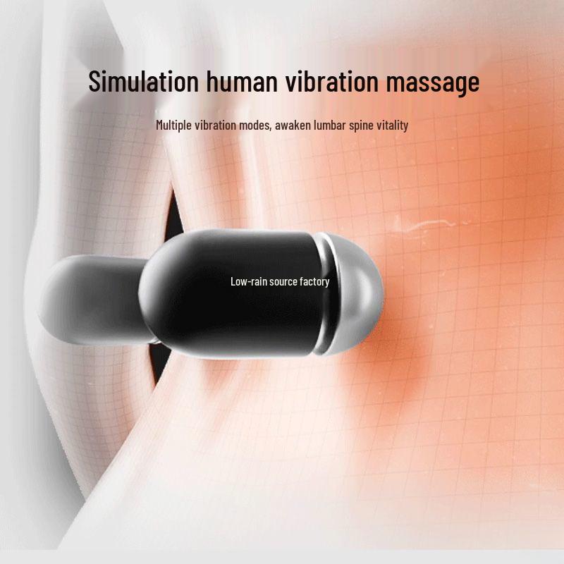 Lumbar Support Pillow for Sleeping with Massage Function