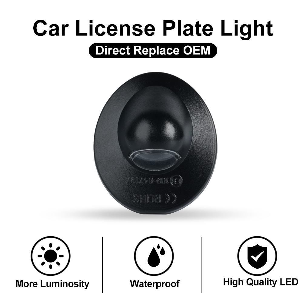 Автомобильная светодиодная подсветка номера, 2 шт., лампа для номерного знака, лампа Canbus 6500K, 12 В для Ford Ranger Explorer F-150 F-250 F-350 F150