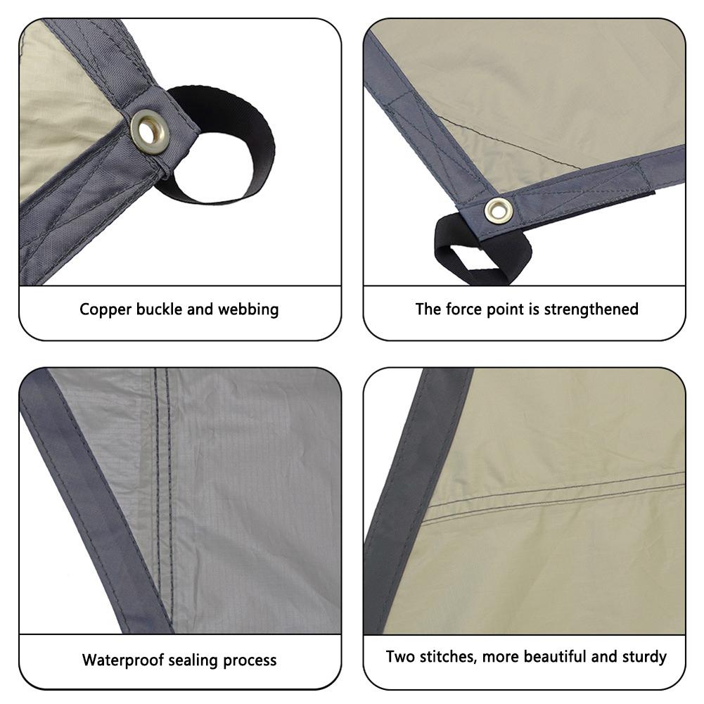 Восьмиугольный тент, складная палатка для кемпинга, расширенный брезент для пляжных путешествий, пеших прогулок