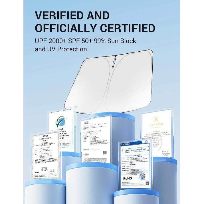 Складная солнцезащитная шторка на лобовое стекло Proadsy 2025 для RAV4, подходит для кроссовера RAV-4 SUV Crossover, TRD Off-Road, LE XLE Premium Limited.