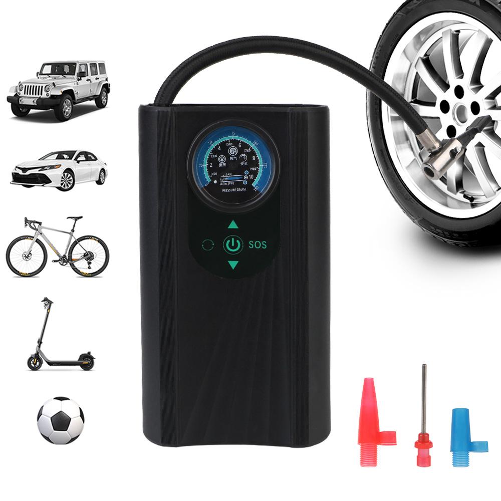 Быстрое накачивание 12 В высокоточный насос для накачивания шин мотоцикла ручной воздушный насос для мотоцикла авто велосипеда электрический воздушный компрессор