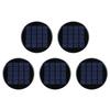 5/3/2/1pcs 1.1W 5V Portable Solar Panel Mini Round Solar Epoxy Cell Charger Battery DIY Solar Toy Charger Phone Power Bank