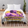 Folk Singer In Frame Throw Blanket