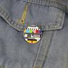 Retro Antenna TV Pins Snowflake Screen Television Brooches Fashion Vintage TV Pin  Badge